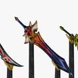 SwordPhoto6.png 15 Stylized Sword Models Pack 1 - Low Poly