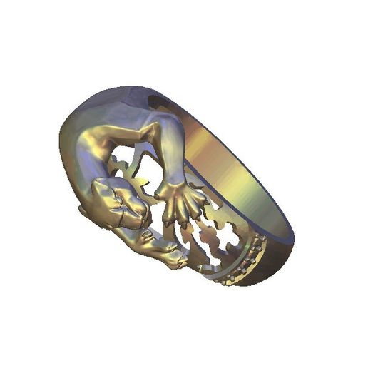tiger attack ring 3D model