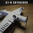 a7.png Douglas A1-H SKYRAIDER - 1/44 scale model