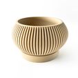 misprint-8403.jpg The Torme Planter Pot with Drainage | Tray & Stand Included | Modern and Unique Home Decor for Plants and Succulents  | STL File