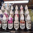 Estante para botellas de pintura de impresión rápida (6 tamaños)