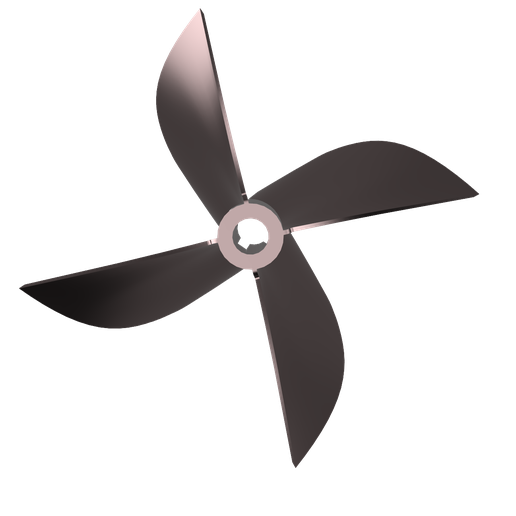 F1 RACE POWERBOAT PROPELLER 3D model