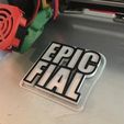 EPIC FIAL 2.JPG EPIC FAIL FIAL fridge magnet