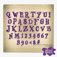 SPOOKY-LETTERS-CROC-CHARMS-3D-PRINTABLE-by-qbed.jpg 🐊 ALPHABET CROC CHARMS [SPOOKY LETTERS]
