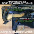 13-TIP-grippannel.jpg UNW P90 styled Bullpup for the Tippmann 98 Custom NON-Platinum edition (the DOVE tail version)