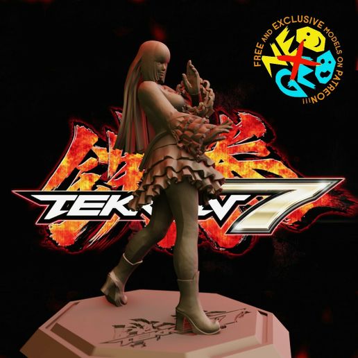 🤴 LILI - TEKKEN 7・Arquivo STL para Impressão 3D・Cults