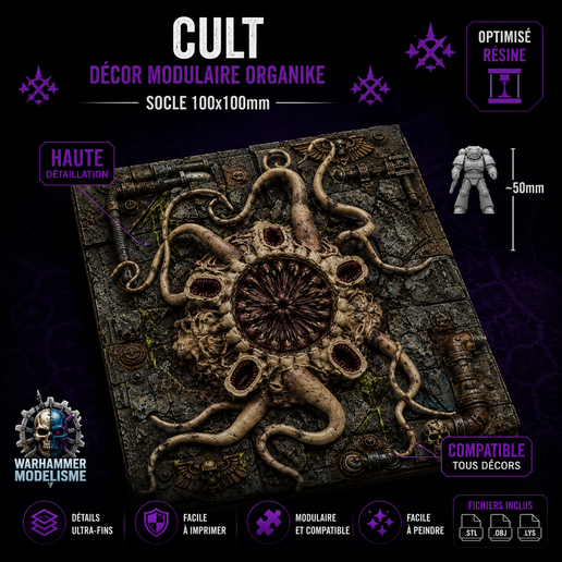 ⚔ INFESTATION TYRANIDE #4 - Modular Set for Warhammer 40K, Kill