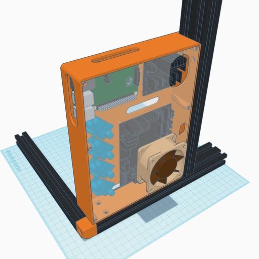 Screen_Shot_2020-02-04_at_4.02.32_PM.jpg Anet A8 Plus Electronics Enclosure - SKR v1.3, Raspberry Pi, Mosfet, 4x Buck Converters