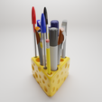 a0001.png Simple Cheese pen holder