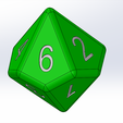 dé-10-faces-chiffres.PNG Free STL file 10 sided dice・3D print object to download