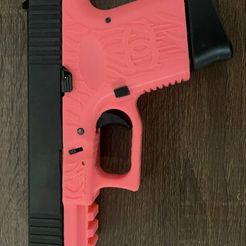 IMG_6727.jpg STL file glock 26 chanel zebra stipple・3D print model to download