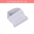 1-4_Of_Pie~1in-cookiecutter-only2.png Slice (1∕4) of Pie Cookie Cutter 1in / 2.5cm