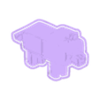 Lobo.stl MINECRAFT COOKIE CUTTER WOLF