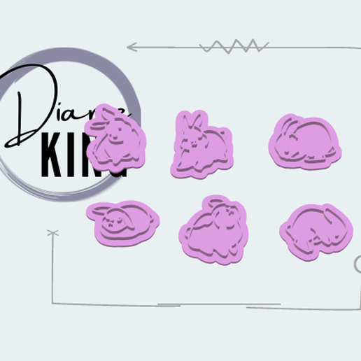 easter / rabbit / basket / basket / duck / eggs / carrot 3D model