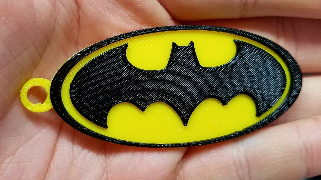 Free 3D file Batman Keychains・3D printable model to download・Cults