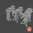 Crusaders.png Free STL file Crusader Battle Sisters・3D print design to download