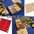 barenpark-STL-collage.jpg Barenpark (& Bad News Bears) board game insert / box organizer