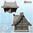 4.jpg Medieval store with front sign and exposed framework (7) - Medieval Fantasy Magic Feudal Old Archaic Saga 28mm 15mm