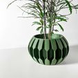 untitled-2539.jpg The Gervi Planter Pot with Drainage Tray & Stand: Modern and Unique Home Decor for Plants and Succulents  | STL File
