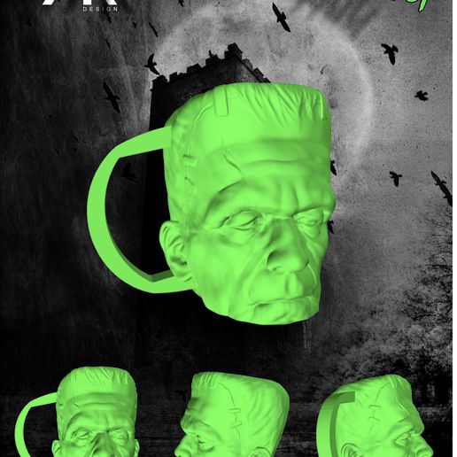 FRANKENSTEIN MUG 3D model