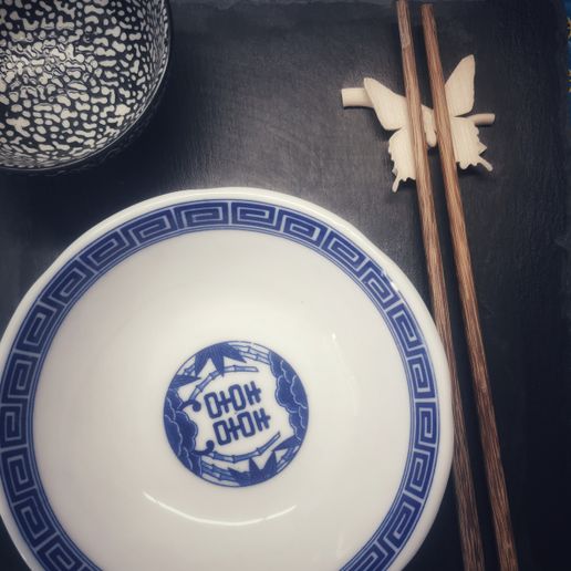 STL file Butterfly Chopstick Holder・3D print object to download • Cults