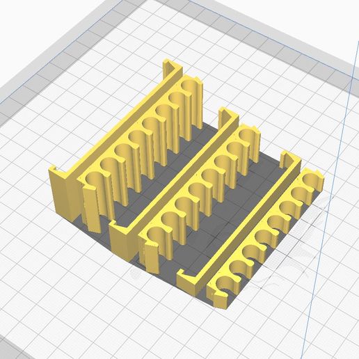 Cable clip holder 3D model