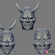 19.JPG Hannya Mask -Satan Mask - Demon Mask for cosplay