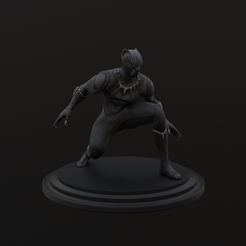 black-panther.png Black Panther for 3D Printing