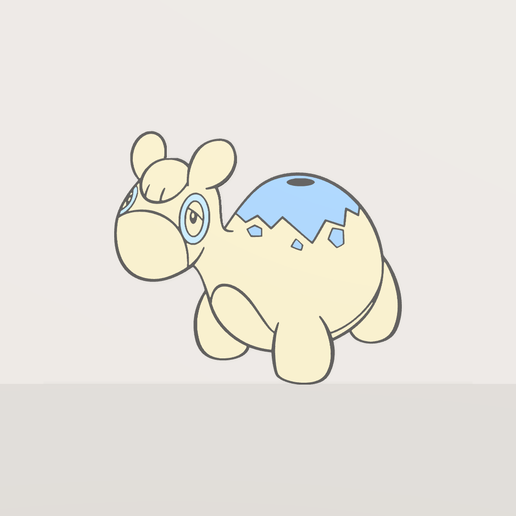 Pokemon Hoenn Shiny Numel #322 Wall Art