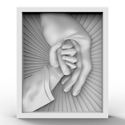 Hands.png 3D Model STL File for CNC Router/Laser & 3D Printer Hands