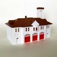 2019-04-20 10.37.18-1.jpg PREMIUM N Scale Винтажная пожарная станция (эст. 1914)