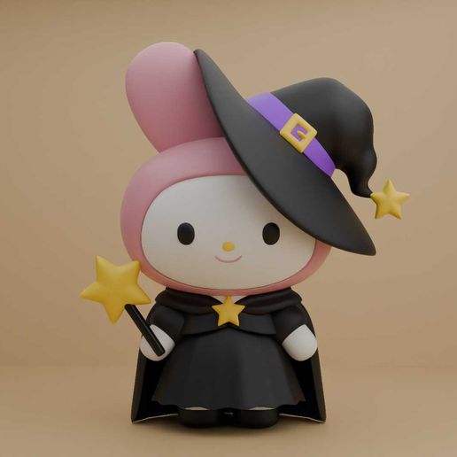 My Melody sanrio Halloween figure 3D model