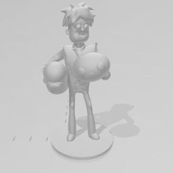 finalspace2.JPG STL file Gary final space・3D printing model to download
