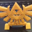 Zelda Hyrule Crest - Standing w/ leg bits - Print flat
