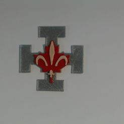 IMAG0009.JPG Download free STL file QUEBEC Scout Badge • 3D printable model, jrr