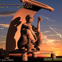 — mom ty PAIDT-ACADY STL FILSS WALADES | MINIATURES hI eSTS 3D file Mistress of the Oasis・3D printable design to download