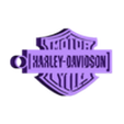 harley logo v12.stl harley key ring