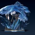 WIP13.jpg One Piece - Aokiji Kuzan Marine Admiral statue - Blue Pheasant 3D print model