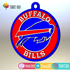 buffalo.png Buffalo Bills Keychain - NFL