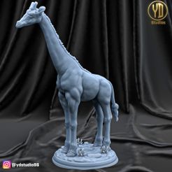 render1.jpg Archivo STL jirafa・Plan de impresora 3D para descargar
