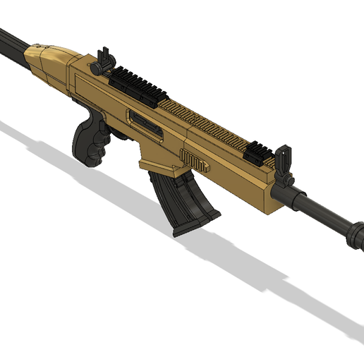 FX3D NITE SCAR - Ruger 10/22 Chassis - Digital Files 3D model