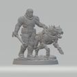 1.jpg Ironfang Handler Kael Voss STL | Cyber Hound Enforcer