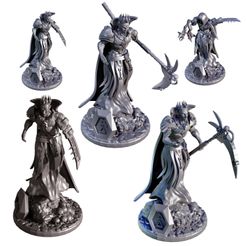 Curse of Strahd 3D Printable Digital Miniatures STL 32mm Scale Strahd von Zarovich DnD
