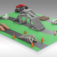 Untitled-770.png STL file Mini Crawler Course Track・3D printable design to download