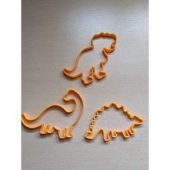 10abe6308f2b97aa51b3df251a022086_preview_featured.jpg Free STL file dinosaur dino cookie cutter・3D printer design to download