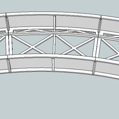1.jpg Free STL file HO Scale 30° Curved Bridge for Marklin 24230・3D printable model to download