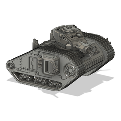 FutureTankMain.png Battletank for Legion of metal tanks (Leman russ alternative)