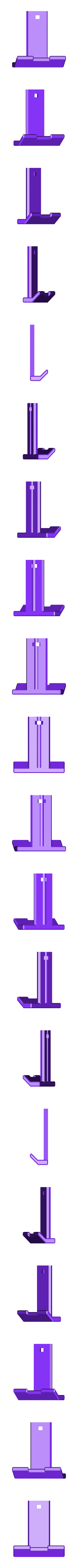 Phone_clamp_up_4mm_thicker_NO_tab.stl Support de téléphone pour l'évent de voiture