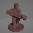 Cyberfemme Energy Rifle Infantry.png STL file Cyberfemme Energy Rifle Infantry・3D printing design to download