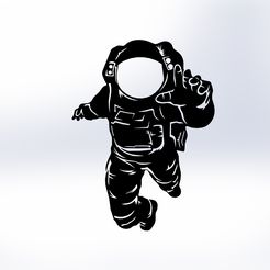 ASTRONOT.jpg Archivo STL ASTRONAUT・Objeto para impresora 3D para descargar